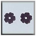 Beads, Buttons & Charm, 12150 - Very Petite Flower Matte Medium Amethyst by Mill Hill