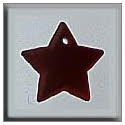 Beads, Buttons & Charm, 12168 - Medium Star Matte Siam by Mill Hill