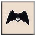 Beads, Buttons & Charm, 12219 - Bat Matte Black by Mill Hill