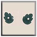 Beads, Buttons & Charm, 12230 - Petite Leaves Matte Dark Green by Mill Hill