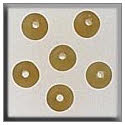 Beads, Buttons & Charm, 12267 - Round Bead Matte Brown/Olive by Mill Hill