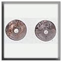 Beads, Buttons & Charm, 12279 - Round lined Bead Goldstone Black by Mill Hill