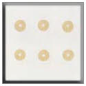 Beads, Buttons & Charm, 12289 - Round Bead Matte Smokey Topaz by Mill Hill