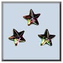 Beads, Buttons & Charm, 12300 - Very Petite Vitrail Stars by Mill Hill