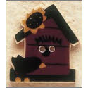 Beads, Buttons & Charm, Birdhouse with Crow by Debbie Mumm Buttons