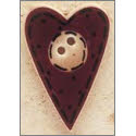Beads, Buttons & Charm, Folk Heart with Buttons by Debbie Mumm Buttons