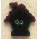 Beads, Buttons & Charm, Dark Green Birdhouse by Debbie Mumm Buttons