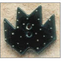 Beads, Buttons & Charm, Green Maple Leaf by Debbie Mumm Buttons