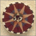 Beads, Buttons & Charm, Mariner's Compass II by Debbie Mumm Buttons