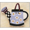 Beads, Buttons & Charm, Blue Daisy Watering Can by Debbie Mumm Buttons