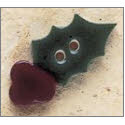 Beads, Buttons & Charm, Holly Berry by Debbie Mumm Buttons
