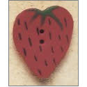 Beads, Buttons & Charm, Large Strawberry by Debbie Mumm Buttons
