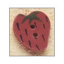 Beads, Buttons & Charm, Small Strawberry by Debbie Mumm Buttons