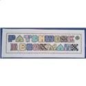 Pattern, Patchwork Bookmark by Rogue Stitchery