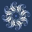 Feathered Snowflake Cross Stitch Pattern