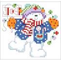 Pattern, Joyful Snowman Big Stitch by Kooler Design Studio