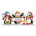 Pattern, Penguin Parade by Kooler Design Studio