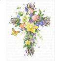 Spring Floral Cross