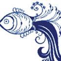 Pattern, Elegant Fish Cross Stitch Pattern by StitchX Craft Designs