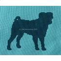 Dog Silhouette - Pug