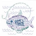 Pattern, Let's Go Fishing by Imaginating