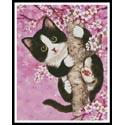Cherry Blossom Cat