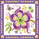 Jacobean Flower No.1 Lavender