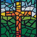 Stained Glass Cross - Cross Stitch Pattern