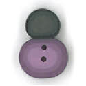 Beads, Buttons & Charm, Small Purple Spider Button by Just Another Button Company
