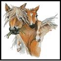 Pattern, Horse Hug by Artecy Cross Stitch