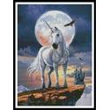 Pattern, Unicorn in Moonlight by Artecy Cross Stitch