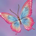 Flutter #6 Butterfly Cross Stitch Pattern