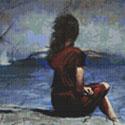 Pattern, Beach Girl Cross Stitch Pattern by StitchX Craft Designs