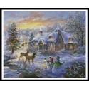 Cottage at Christmas