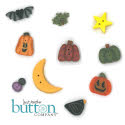 Beads, Buttons & Charm, Scatter Pumpkins Button Pack by Just Another Button Company
