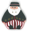 Beads, Buttons & Charm, Uncle Sam Button by Just Another Button Company