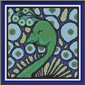 Pattern, Garden Royalty Peacock by CrossStitchCards