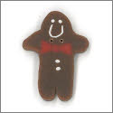 Beads, Buttons & Charm, Small Primitive Gingerbread Man by Just Another Button Company