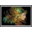 Pattern, Lady with Elegant Headdress by Artecy Cross Stitch