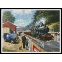 Pattern, Trainspotting with Grandpa by Artecy Cross Stitch