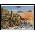 Pattern, Sunset at Craggy Point by Artecy Cross Stitch