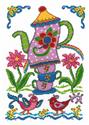 Pattern, Summer Birdhouse by Imaginating