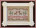 Pattern, Merry Christmas My Deer by Country Cottage Needleworks