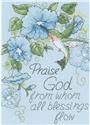 Hummingbird and Morning Glories