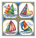 Kit, Four Sailboats by Imaginating