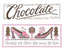 Pattern, I Love Chocolate by Imaginating