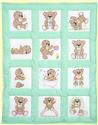 Stamped Stitchable, Teddy Bears (Quilt Blocks) by Jack Dempsey
