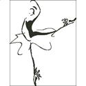 Pattern, Ballerina Silhouette by Charting Creations