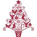 Pattern, Folk Art Tree Two by Cross Stitch Wonders