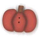 Beads, Buttons & Charm, Small Orange Pumpkin by Just Another Button Company